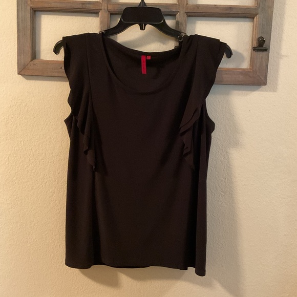 Love Scarlet Black flutter Top - Picture 1 of 5